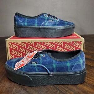 Vans Authentic Stackform PLATFORM Velvet Women Size 9, Men Size 7.5